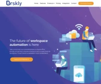 BRSKLY.co(Coworking space management software India) Screenshot