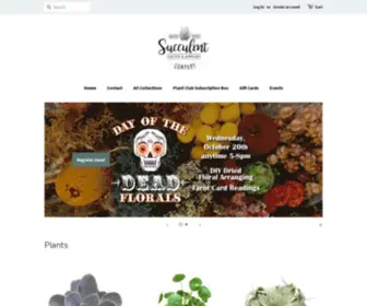 Brsucculentco.com(We are a boutique plant shop) Screenshot