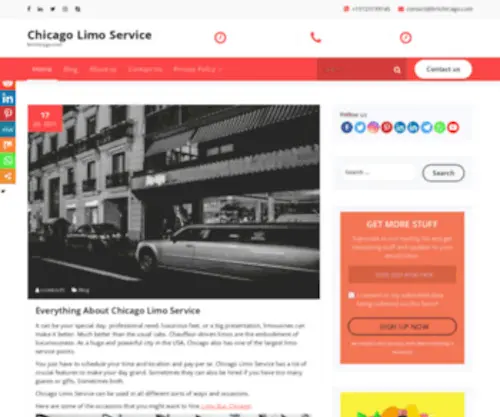 BRTchicago.com(Chicago Limo Service) Screenshot