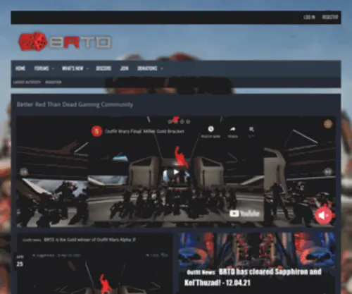 BRTD.net(Better Red Than Dead Gaming Community) Screenshot