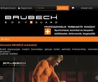 Brubecksport.hu(Webáruház) Screenshot