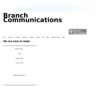 Brucebranchcommunicationsllc.com(Branchcommunications) Screenshot