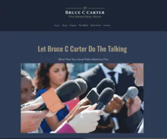 Bruceccarter.com(Communications) Screenshot