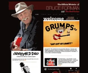 Bruceforman.com(Jazz Guitar) Screenshot