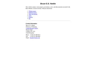 Brucehardie.com(Bruce Hardie's) Screenshot
