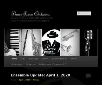 Brucejamesorchestra.com(Bruce James Orchestra) Screenshot