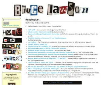 Brucelawson.co.uk(Bruce) Screenshot