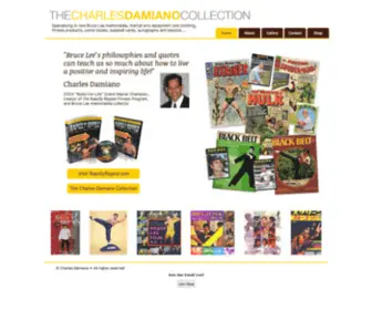 Bruceleecollection.com(The Charles Damiano Collection) Screenshot