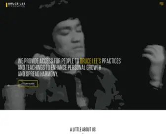 Bruceleefoundation.org(Bruce Lee Foundation) Screenshot