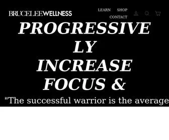 Bruceleewellness.com(A sustainable way to increase focus & energy. Bruce Lee's daily herbal diet in one supplement) Screenshot