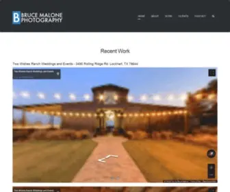 Brucemalone.com(Google 360 Interactive Virtual Tour Trusted Photographer in Austin) Screenshot