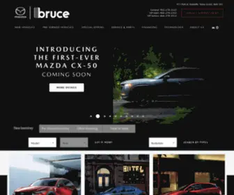 Brucemazda.com(Bruce Mazda) Screenshot