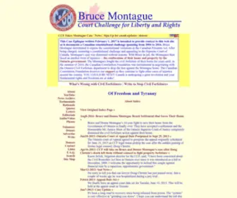 Brucemontague.ca(Of Freedom and Tyranny) Screenshot