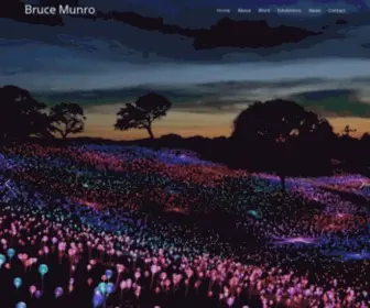 Brucemunro.co.uk(Bruce Munro Studio) Screenshot