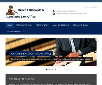 Brucerichardslawoffice.com(Bruce Richard's Law Office) Screenshot