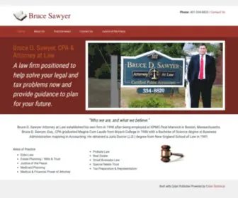 Brucesawyer.com(RI & MA Estate Plan Expert) Screenshot