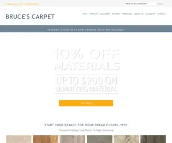 Brucescarpets.com(Flooring from Bruce's Carpets & Flooring in Chapel Hill) Screenshot