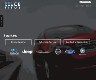 Brucetitus.com(Bruce Titus Auto Group) Screenshot