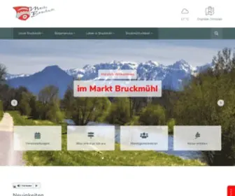 Bruckmuehl.de(Markt Bruckmühl im Landkreis Rosenheim) Screenshot