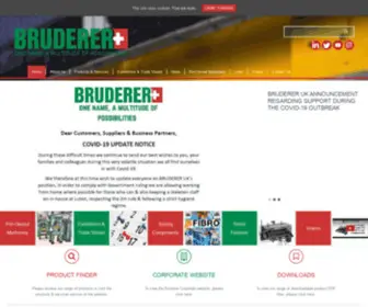 Bruderer.co.uk(BRUDERER UK LTD) Screenshot