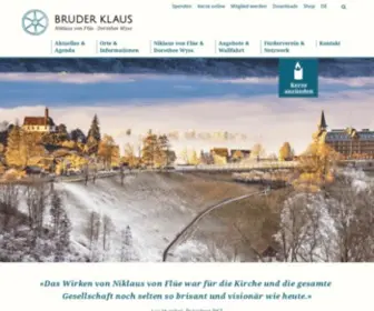 Bruderklaus.com(Bruder Klaus) Screenshot