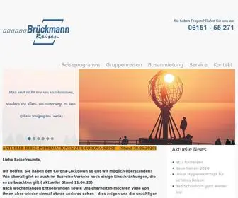 Brueckmann-Reisen.de(Brückmann) Screenshot