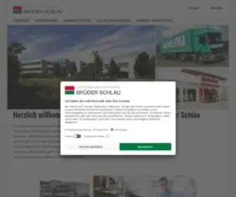 Brueder-SChlau.de(Unternehmensgruppe) Screenshot