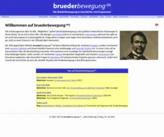 Bruederbewegung.de(Brüderbewegung) Screenshot