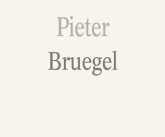 Bruegel2018.at(Once In A Lifetime) Screenshot