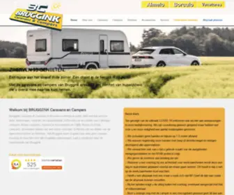 Brugginkcaravans.nl(Bruggink Campers en Caravans) Screenshot