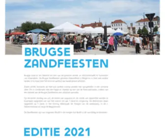 Brugsezandfeesten.be(Brugse zandfeesten 2021) Screenshot