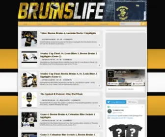 Bruinslife.com(Boston Bruins Fan Site) Screenshot