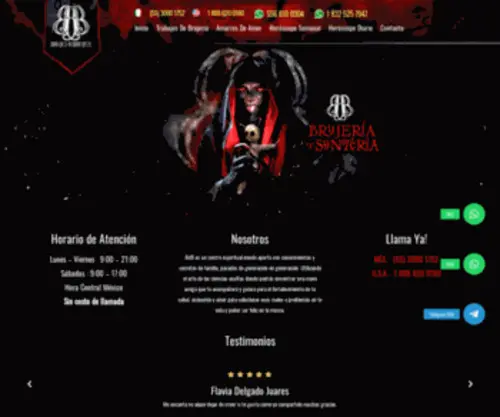 Brujodebrujos.com(Amarres de Amor) Screenshot