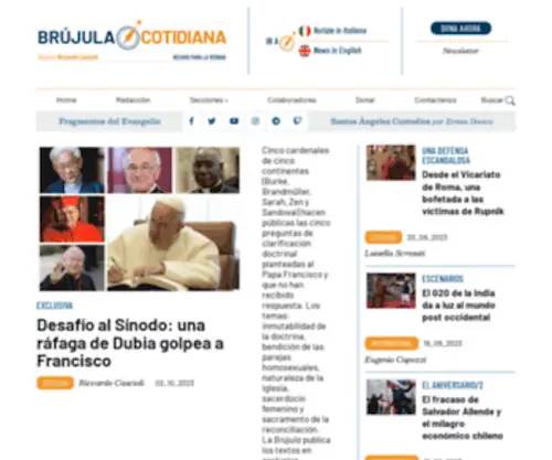 Brujulacotidiana.com(La Nuova Bussola Quotidiana) Screenshot
