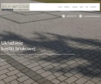 Brukipolskie.pl(Usługi brukarskie Poznań i okolice) Screenshot