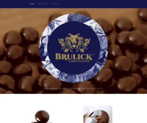 Brulick.com.br(Brulick Chocolates) Screenshot