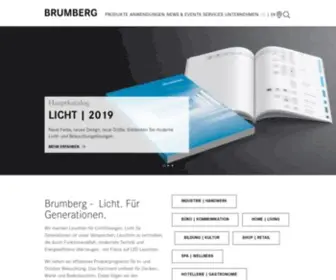 Brumberg.com(LED Leuchten) Screenshot