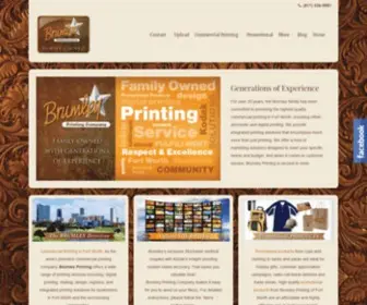 Brumleyprinting.com(Brumley Printing Fort Worth) Screenshot