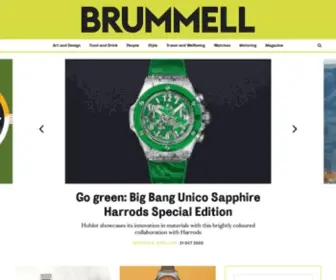 Brummellmagazine.co.uk(The little black book for the City) Screenshot