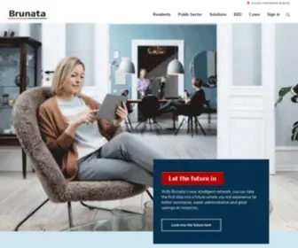 Brunata.com(Let the future in with Brunata) Screenshot