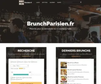 Brunchparisien.fr(Brunch Paris) Screenshot