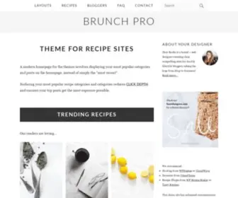 Brunchpro.blog(Theme for recipe sites) Screenshot