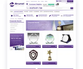 Brunelcorporateawards.co.uk(Engraved Glass Awards) Screenshot