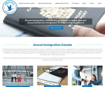 Brunelimmigration.com(Avocats Immigration Montreal) Screenshot