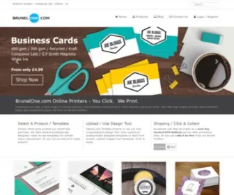 Brunelone.com(Business Cards) Screenshot