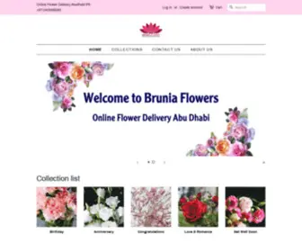 Bruniaflower.com(Brunia Flowers) Screenshot