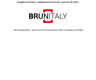 Brunitaly.com(Mobili online e arredamento) Screenshot