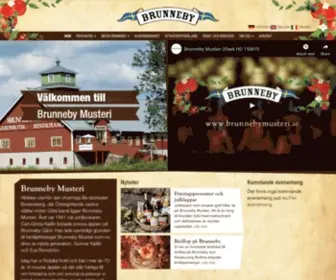 Brunnebymusteri.se(Välkommen till Brunneby Musteri) Screenshot