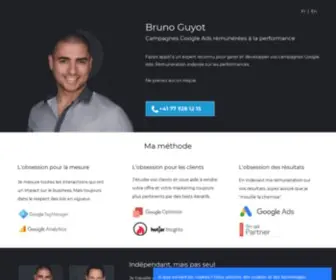 Bruno-Guyot.com(Un positionnement assez unique sur le marché) Screenshot