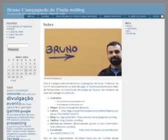 Brunocampagnolo.com(Erro de banco de dados) Screenshot